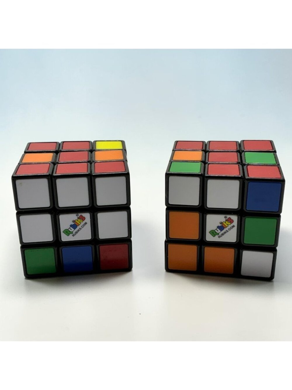 Two (2) Rubik's Cube The Original 3x3 Rubik's Cube Toy Puzzle Master - Work Good